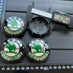 Új Skoda 56mm 1J0601171 Alufelni Felni Kupak Közép Felniközép Kerékagy Felnikupak Embléma Sapka z fotó