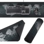Mouse pad keyboard gray fotó