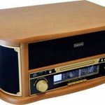 Klasszikus Phono TCD-2551WD - Fa lemezjátszó retro dizájnnal, Bluetooth-szal fotó