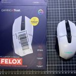 használt GXTrust Felox 25069 fehér egér fotó