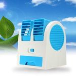 Mini asztali kettős ventilátor fotó