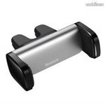 BASEUS Steel Cannon univerzális autós / gépkocsi tartó - EZÜST - szellőzőrácsra rögzíthető, 4.7-6... fotó
