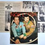 Nők lapja 1980 Interkozmosz szovjet-magyar címlap cikk Farkas Bertalan Kubaszov Szojuz-36 fotó