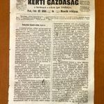 1858 Kertészet. Kerti Gazdaság. Kertészeti Társulat közlönye a kertészet és rokoniparának fotó