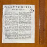 1818 Május 19-dikén Bétsből - Magyar Kurir - A magyar sajtótörténet kiemelkedő jelentőségű lapja fotó