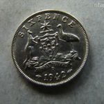 EZÜST AUSZTRÁL 6 PENCE, 1942 D. 1 DB. 2, 83 GR. fotó