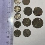11db Középkori érmék , ezüst érme , dénár fotó
