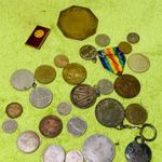 RÉGI 25 db. EGYÉBB ÉRME , NUMIZMATIKA, ÉRDEM ÉRMÉK. EZÜST 200 Ft. VAN KÖZTÜK fotó