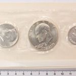 USA ezüst érme szett 1776-1976 - Bicentennial Silver Uncirculated Set (.400 Ag 5.75g 11.5g 24.59g) fotó