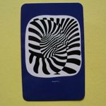 Kártyanaptár, Zebrák, Vasarely fotó