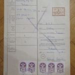 Marhalevél 1971. febr. 2. BAZ. Edelény Perkupa Búzavirág Mgtsz illetékb bélyegzők 250, -Ft Fix áron fotó