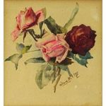 1H363 Stark M. jelzéssel : Rózsák 1905 fotó