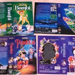 "B" Walt Disney-Klasszikusok 4 db gyűjtöi példányok - VHS borítók fotó