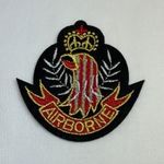 Ruhára vasalható katonai folt rávasaló felvarró Airborne 70x70mm fotó