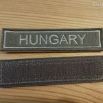 Új tépőzáras hímzett államjelző, Hungary fotó