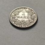 Németország, EZÜST 1 márka 1875 A fotó