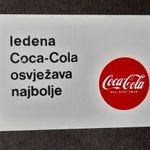 Kártyanaptár - Horvát Coca-cola 1969 fotó