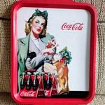 Coca-Cola Coca Cola fémtálca tálca régebbi fotó