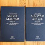 Magay, Országh: Magyar-Angol, Angol-Magyar szótár Akadémia 2009, fűzött keményfedeles műbőr kötés fotó