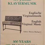 300 év zongoramuzsikája. Angol virginál zene fotó