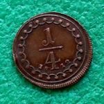 1/4 KRAJCÁR 1812 B HABSBURG FÉMPÉNZ R! fotó