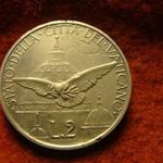 Vatikán alu 2 lira 1950 ritka! fotó