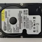 WD 40 Gb IDE (ATA) WD400BB 100/100-as retro HDD. fotó