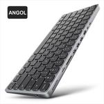 AXAGON HMC-KB-US Angol billentyűzet és hub fotó