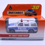 Matchbox #30 '97 Chevy Tahoe Police fotó