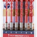 Alpen MultiCut 0000100802100 Keményfém Többcélú fúró készlet 6 részes 1/4 (6, 3 mm) 1 db fotó