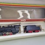 A41 Lima H0 1: 87 USA amerikai típusú gőzmozdony szerkocsival (DC), tároló dobozban fotó