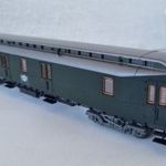 A29 Roco 44454 H0 1: 87 postakocsi poggyászkocsi MÁV jelzéssel - Vasútmodell terepasztal kiegészítő fotó