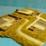 H0-ÁS 1: 87-ES TEREPASZTALRA KIS KIEGÉSZITŐ DIORAMA RÉSZLET fotó