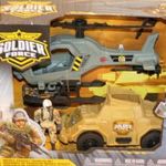 Új! Soldier Force katonai játék - katonai jármű, helikopter (fénnyel és hanggal), katona fotó
