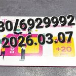 Könnyű hívószámmal ÚJ!!! Telekom-os (T-Mobile-os) Domino FIX normál-micro-nano SIM kártya Új!!! fotó