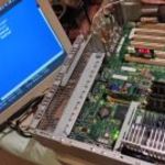Dual SLOT1 komplett gép 2X500MHz CPU 1Ft-ról! Ritkaság! fotó