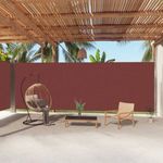 barna behúzható oldalsó napellenző 220 x 1000 cm fotó
