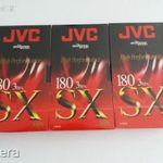 JVC SX E-180 VHS kazetta 3db Új! Bontatlan! fotó