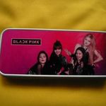 BLACKPINK EZÜST SZÍNŰ FÉM DOBOZ, TÁROLÓ, TOLLTARTÓ fotó