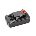 Helyettesítő akku Black and Decker típus LBXR20 20V, Li-Ion, 2000mAh fotó