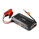 Nebo hordozható autós bikázó/jump starter powerbank, 4500mAh, 200lm, beépitett komressorral fotó