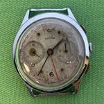 Dogma chronograph patinás antik régi mechanikus katonai karóra javításra, alkatrésznek 1FT NMÁ fotó