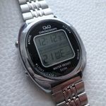 Elegáns ritka LCD Q&Q Timer Dual Chronograph! fotó