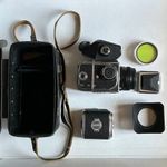 KIEV 88 TTL + Volna-3 2, 8/80 készlet kiegészítőkkel, táskával, HIBÁS! fotó