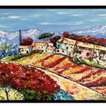 Absztrakt festmény 30x40 cm fotó