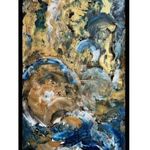 Absztrakt festmény 35x59 cm fotó
