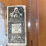 1646 Seneca tragédiái egész pergamen kötésben - Nagyon ritka kiadás fotó