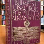 1912 A Budapesti Ujságírók Egyesülete almanachja. SZECESSZIÓS KOZMA LAJOS-féle kötésben fotó