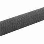 vidaXL szürke PVC-bevonatú acél csirkeháló drótkerítés 25 x 0, 75 m fotó