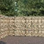 vidaXL horganyzott acél gabion fal borítással 600 x 30 x 200 cm fotó
